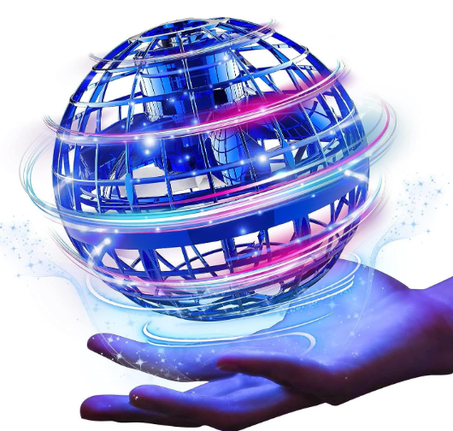 Upgraded Mini Spinner Drones, RGB light Flying Toys 360°Rotating