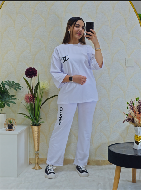 🌸 Ensemble Chanel – أناقة صيفية بلمسة تركية 🌸