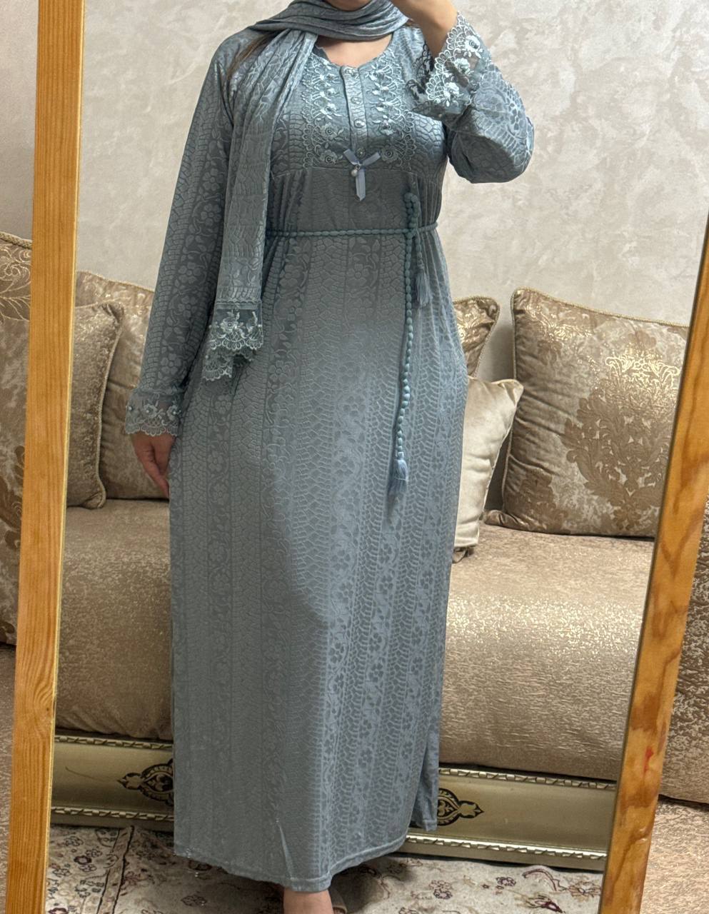 👑 كاندورة جكار فخمة مع شال وحزام 👑