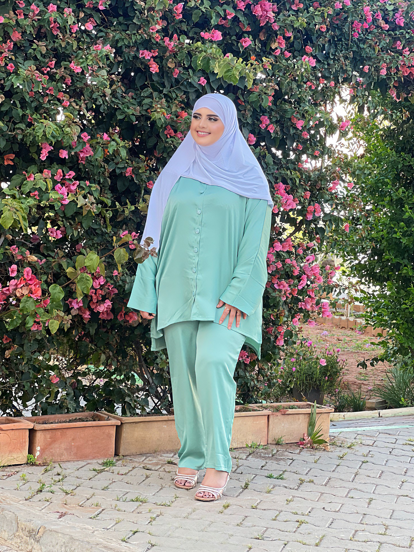 🌸أنصومبل ستان صدفة–لمسة ديال النعومة والأناقة🌸