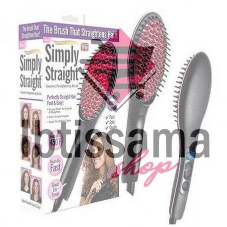 المشط الحراري للشعر 👩🏻‍🦰💓 ‏🎖 simply straight