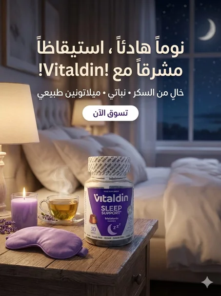 Vitadin Sleep Gummies – دعم النوم الطبيعي