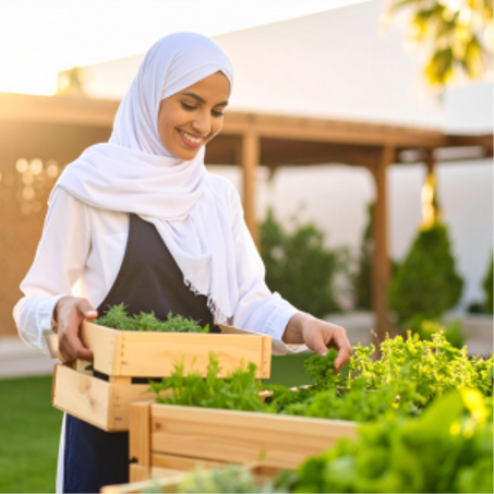 المنزل و الحديقة