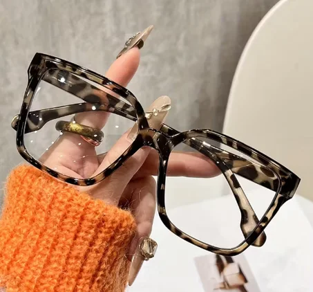 lunette style léopard contre lumiere bleue