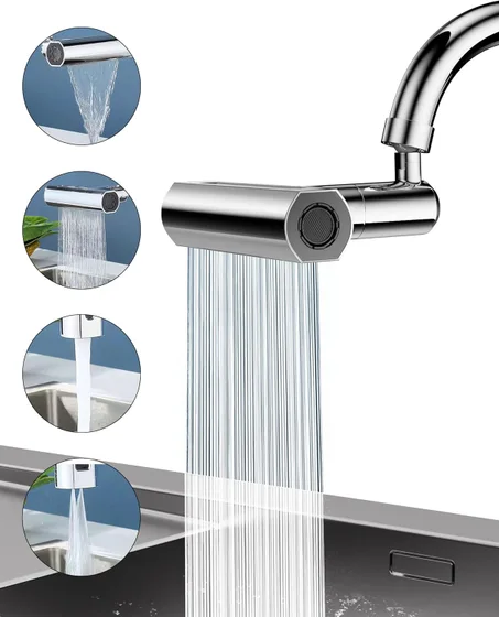 Douchette 360° multifonctionnelle - Silver