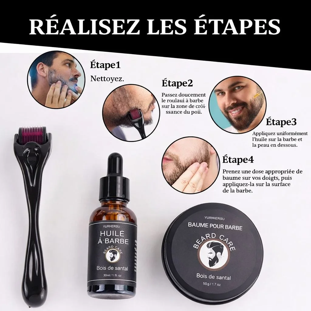 KIT DE BARBE PREMIUM