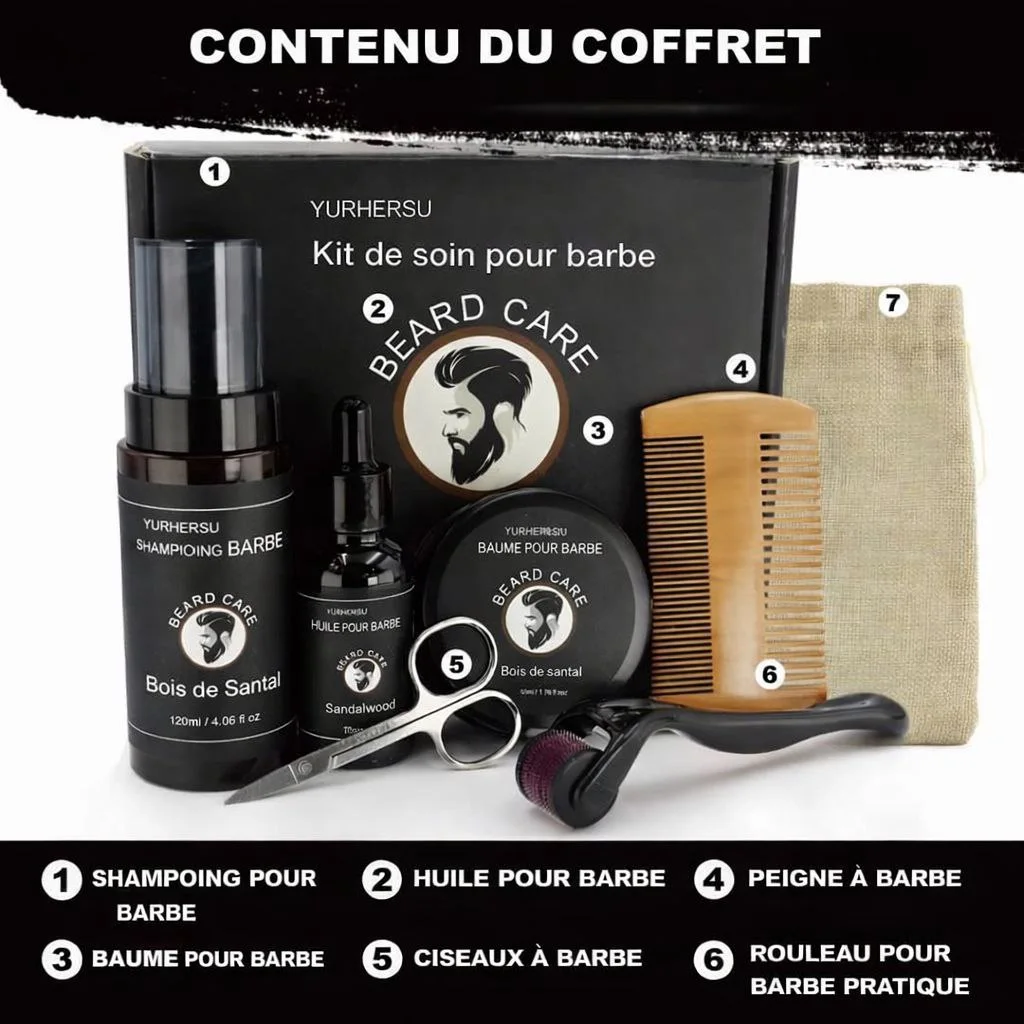 KIT DE BARBE PREMIUM