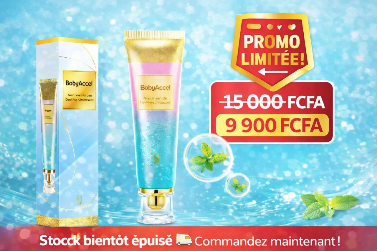 👉 Dentifrice Blanchissant à la Niacinamide – Anti-Taches & Haleine Fraîche