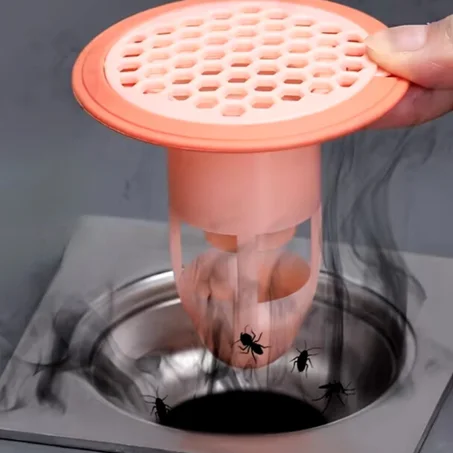 • مصفاة مضادة للرائحة لازالة الروائح الكريهة