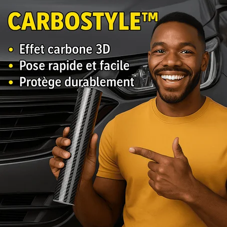 Film Carbone 3D Haute Qualité Pour Voiture, Moto & Objets (150cm × 50cm)