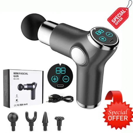 جهاز مساج وتدليك 32 سرعة Massage Gun KH ⭐️⭐️⭐️⭐️⭐️