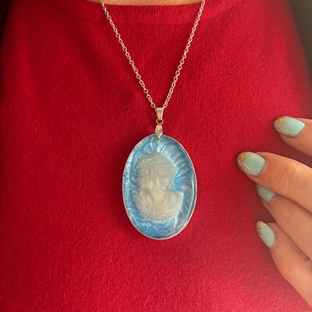 Camée Joséphine ( bleu )