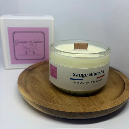 Bougie Sauge blanche