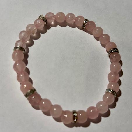 Bracelet Quartz rose / Amour et estime de soi