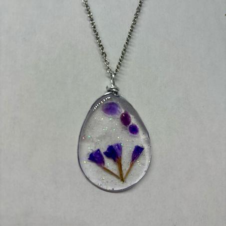 Pendentif Améthyste & Flower power