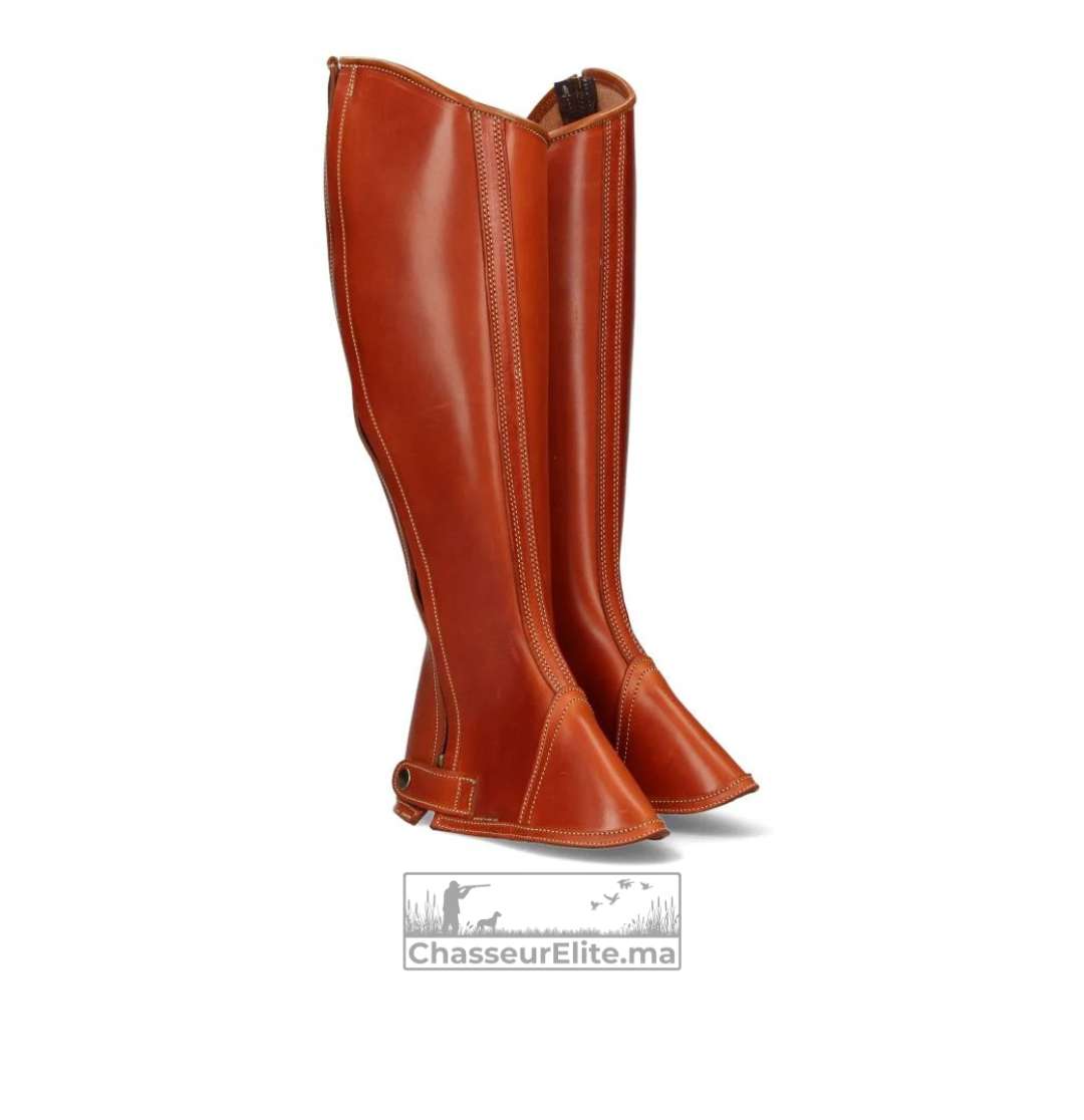 Protège-jambes en cuir anti-serpents