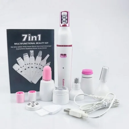 جهاز كيمي 7 في 1 متعدد الوظائف للعناية بالبشرة وإزالة الشعر من مختلف مناطق الجسم