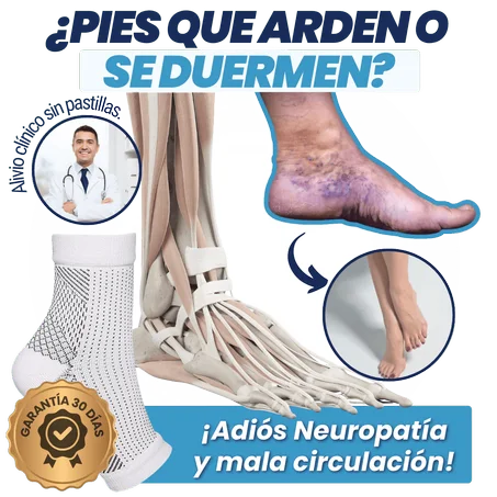MedSocks® Medias de Compresión – Alivio para Pies Inflamados