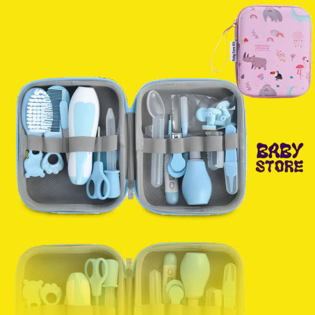 Kit de Soins Complet pour Bébé – 13 Accessoires Essentiels avec Trousse