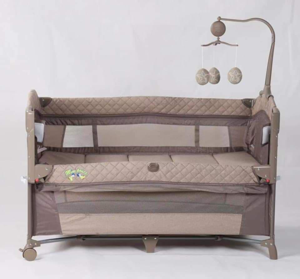 Lit Parapluie Bébé Multifonction – Avec Matelas & Mobile Musical