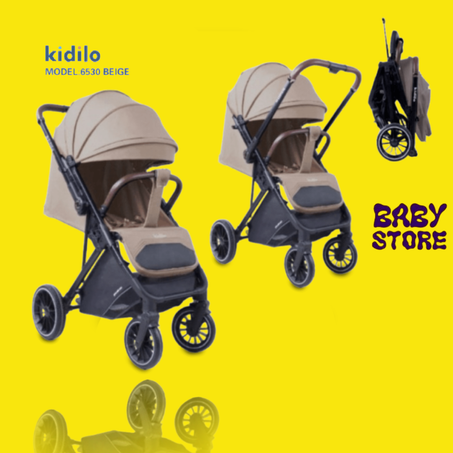 Poussette Pour Bébé Compacte avec bras réversible Kidilo