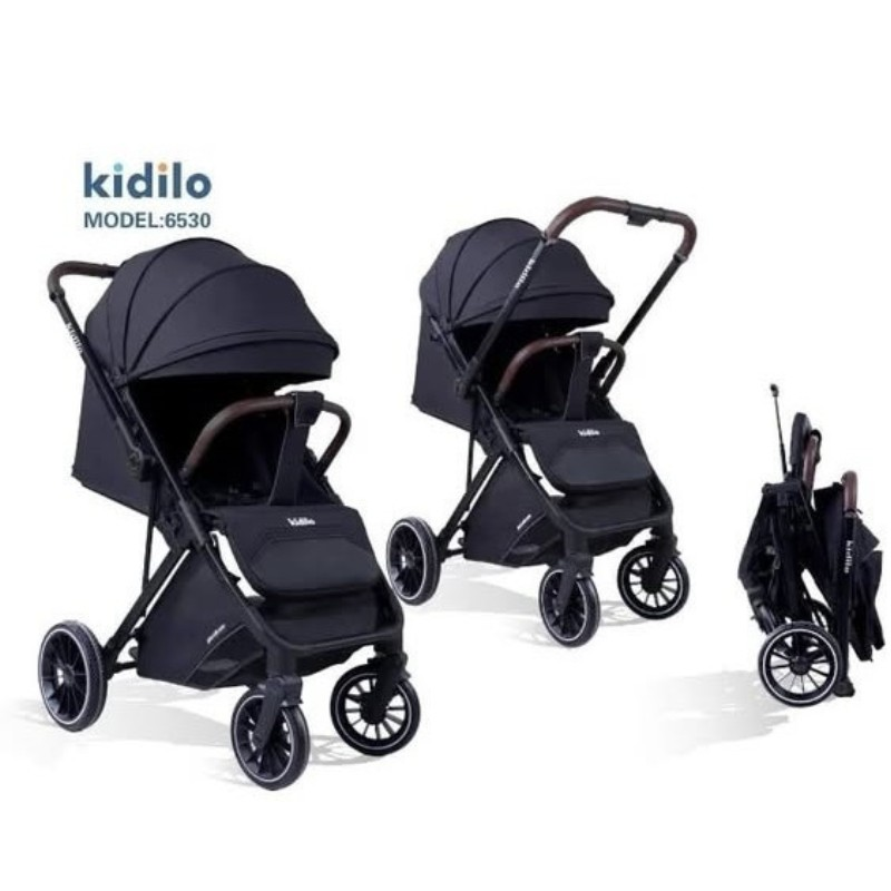 Poussette Pour Bébé Compacte avec bras réversible Kidilo
