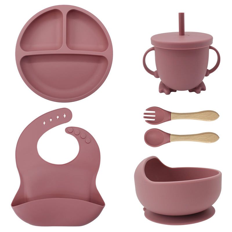 Kit Complet pour Repas de Bébé - Silicone 100% Alimentaire