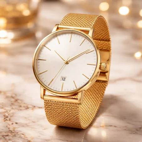 Luxury Gold Minimal Watch