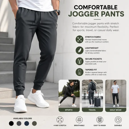 Stretch Jogger Pants