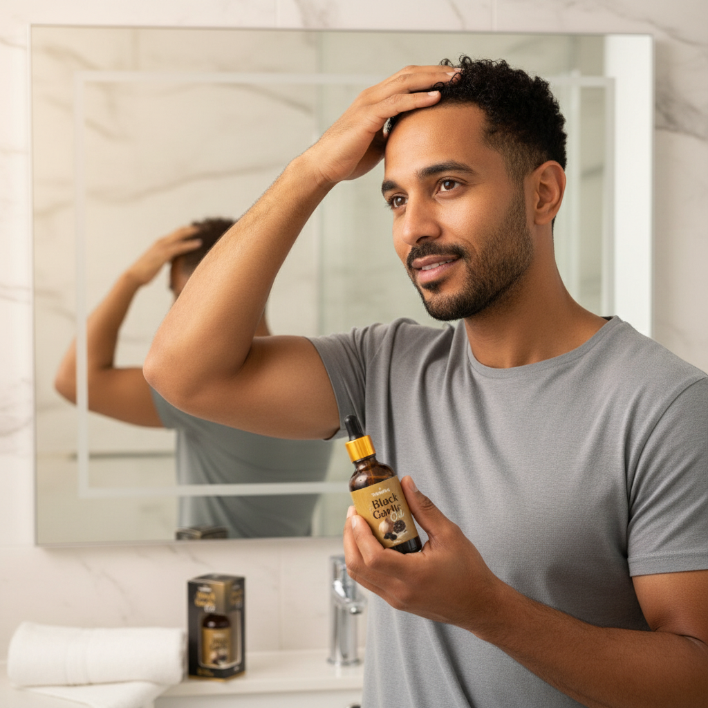 زيت الثوم الأسود