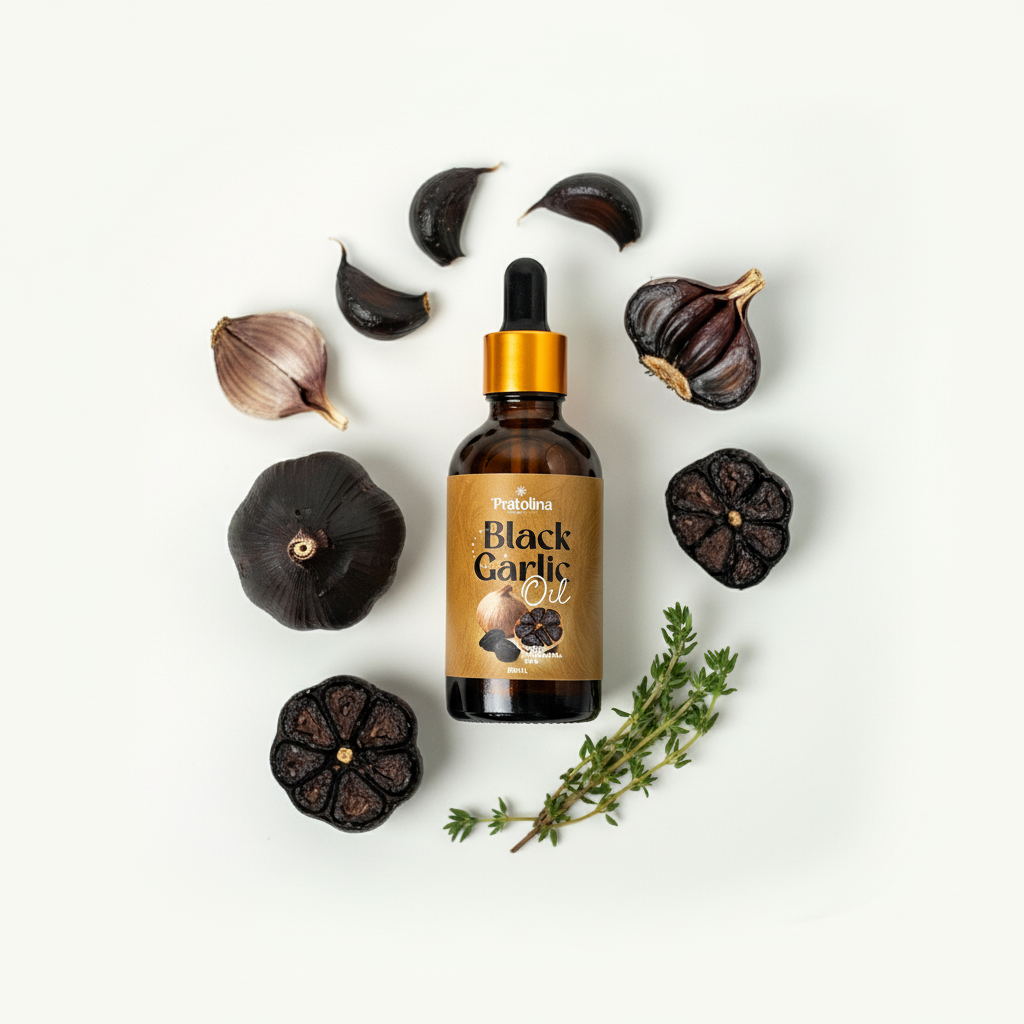 زيت الثوم الأسود