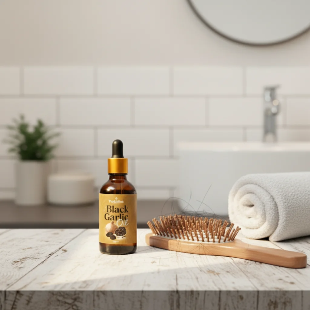 زيت الثوم الأسود