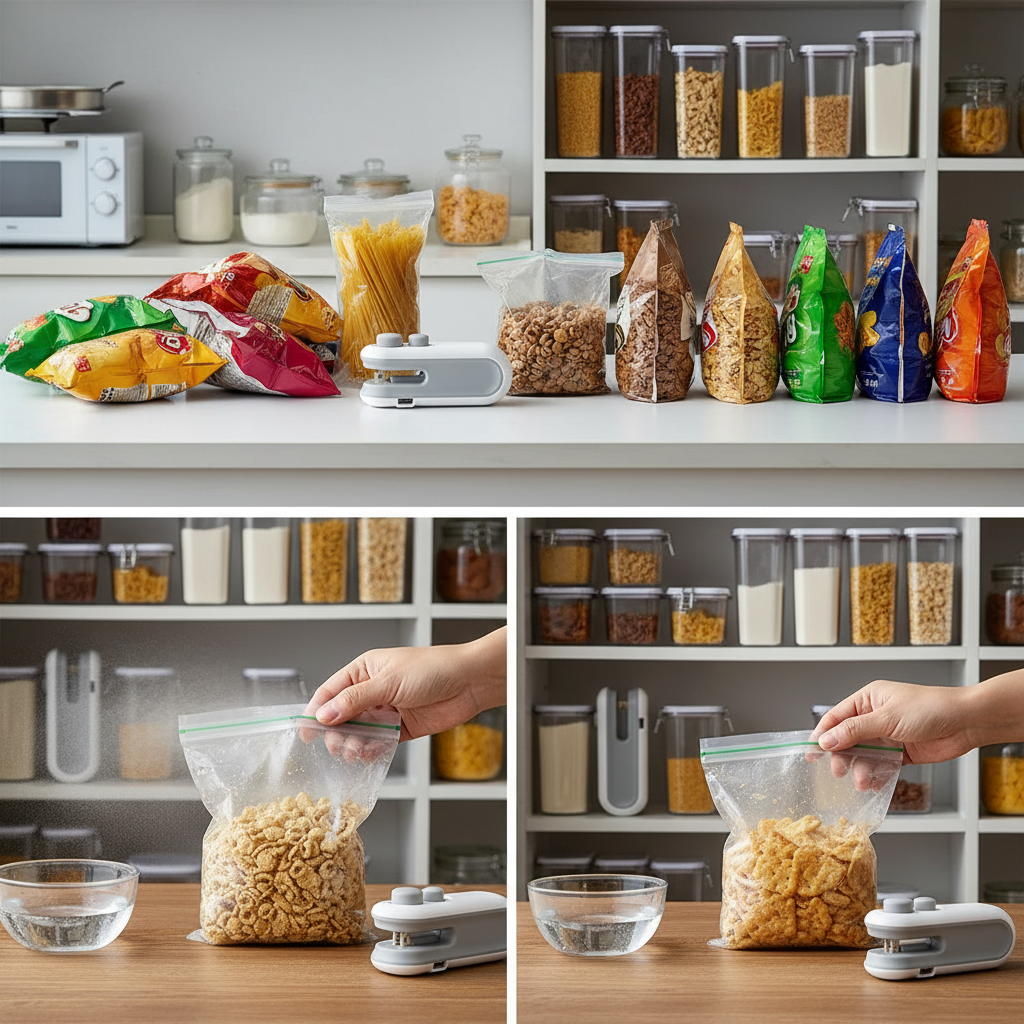 آلة ختم الأكياس المحمولة