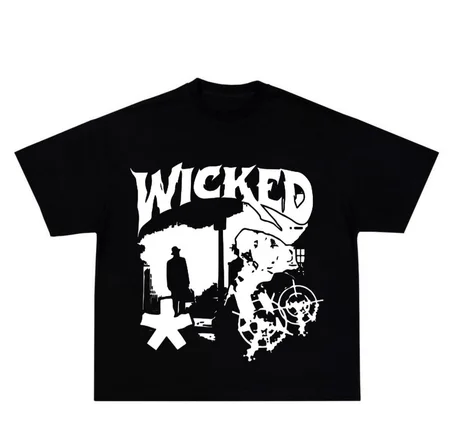 WICKED HEAVYWEIGHT T-SHIRT - BLACK