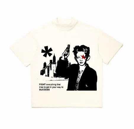 SUCCESS  HEAVYWEIGHT T-SHIRT - CREAM