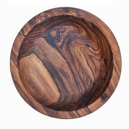 طبق خشبي فاخر