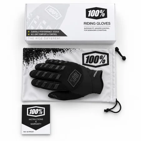 ⚫ Gants 100% RIDECAMP – Black Edition