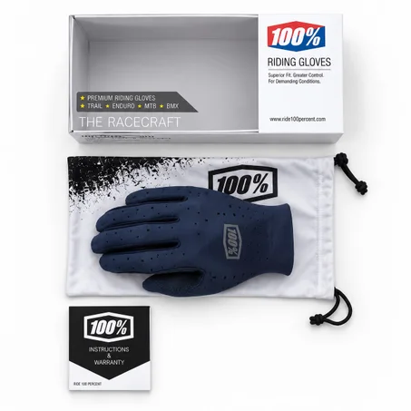 🔵 Gants 100% RIDECAMP – Navy Edition