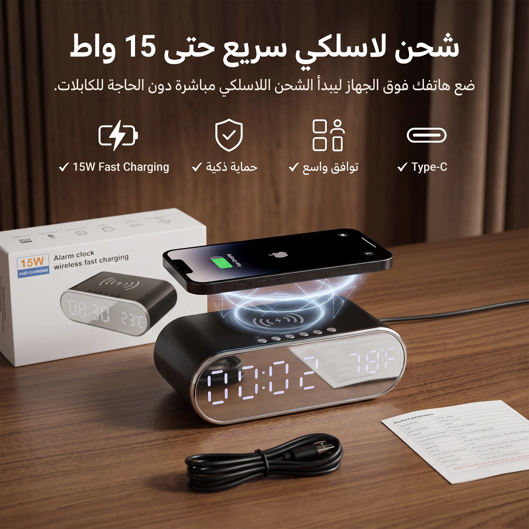 منبه و شاحن لاساكي