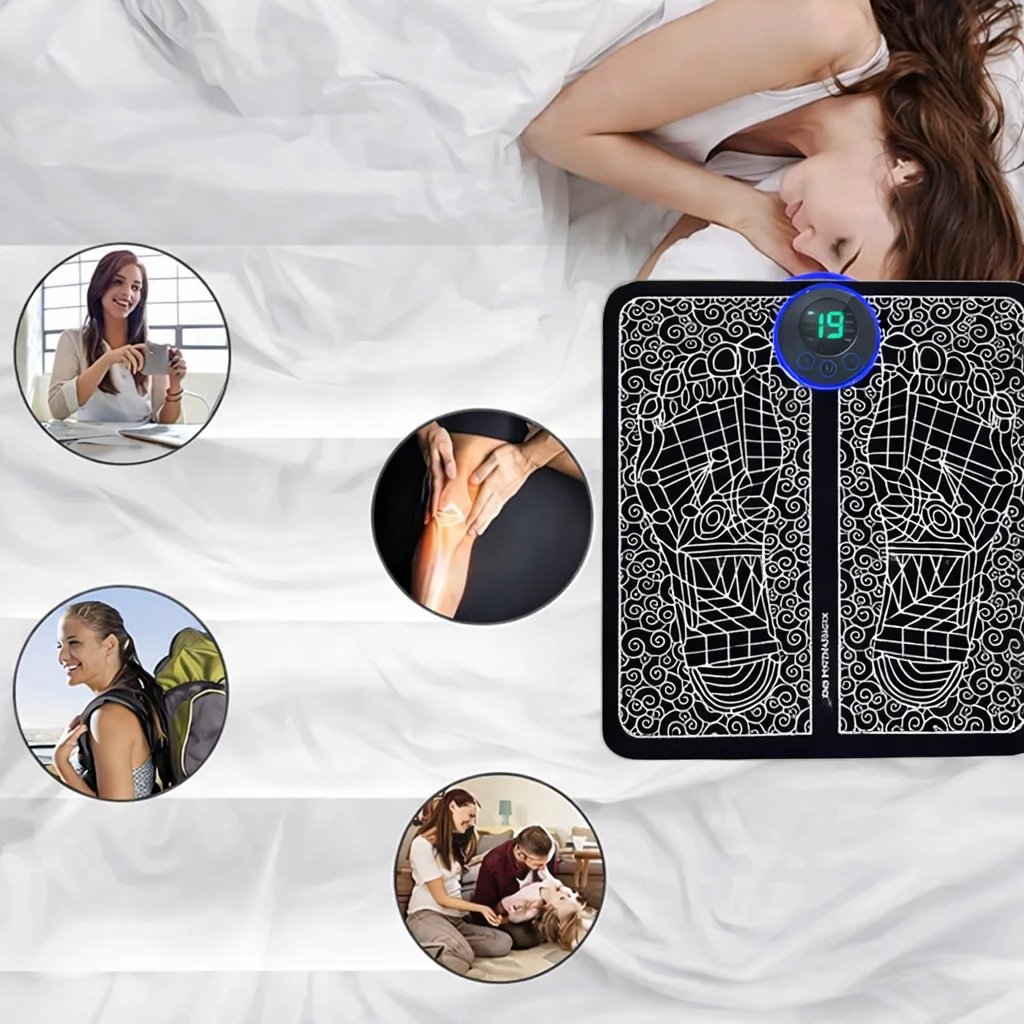 وسادة تدليك القدم الكهربائية