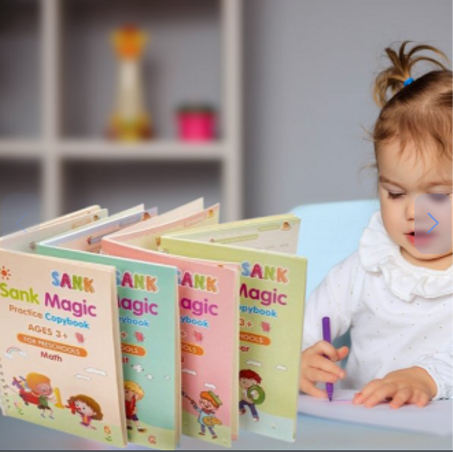 Magic Practice Copybook for Kids - كتاب تدريب السحر للأطفال