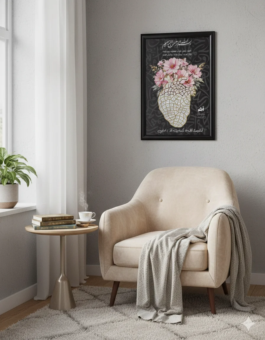 لوحة قلب التعلّم للقرآن الكريم