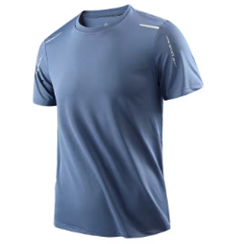 تي شيرت CHRLCK للرجال للجري سريع الجفاف يسمح بمرور الهواء للمشي لمسافات طويلة وصيد الأسماك تي شيرت ناعم مرن للرياضات الخارجية قميص قصير صيفي