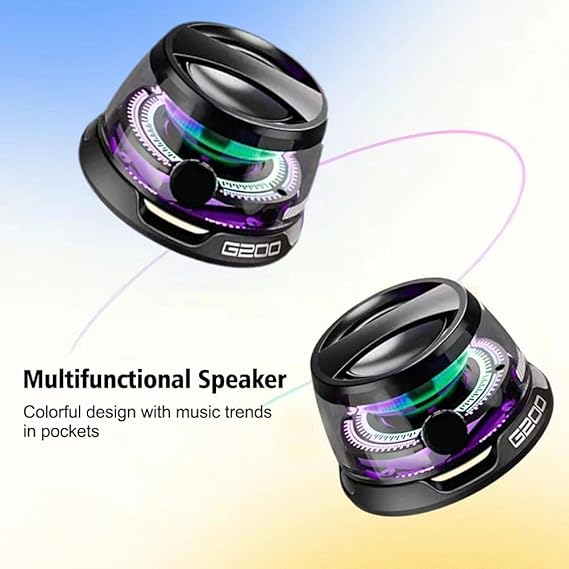 G200 Magnetic Bluetooth Speaker,Wireless Phone Stand Gaming Speaker,Mini Speakers Wireless,IP67 Waterproof Portable Speaker for Shower, Outdoor, Golf, Gift for Teens Christmas Holiday