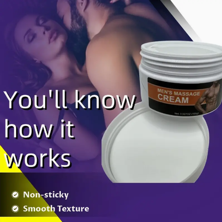 كريم Men's Massage لتعزيز الطاقة الجنسية