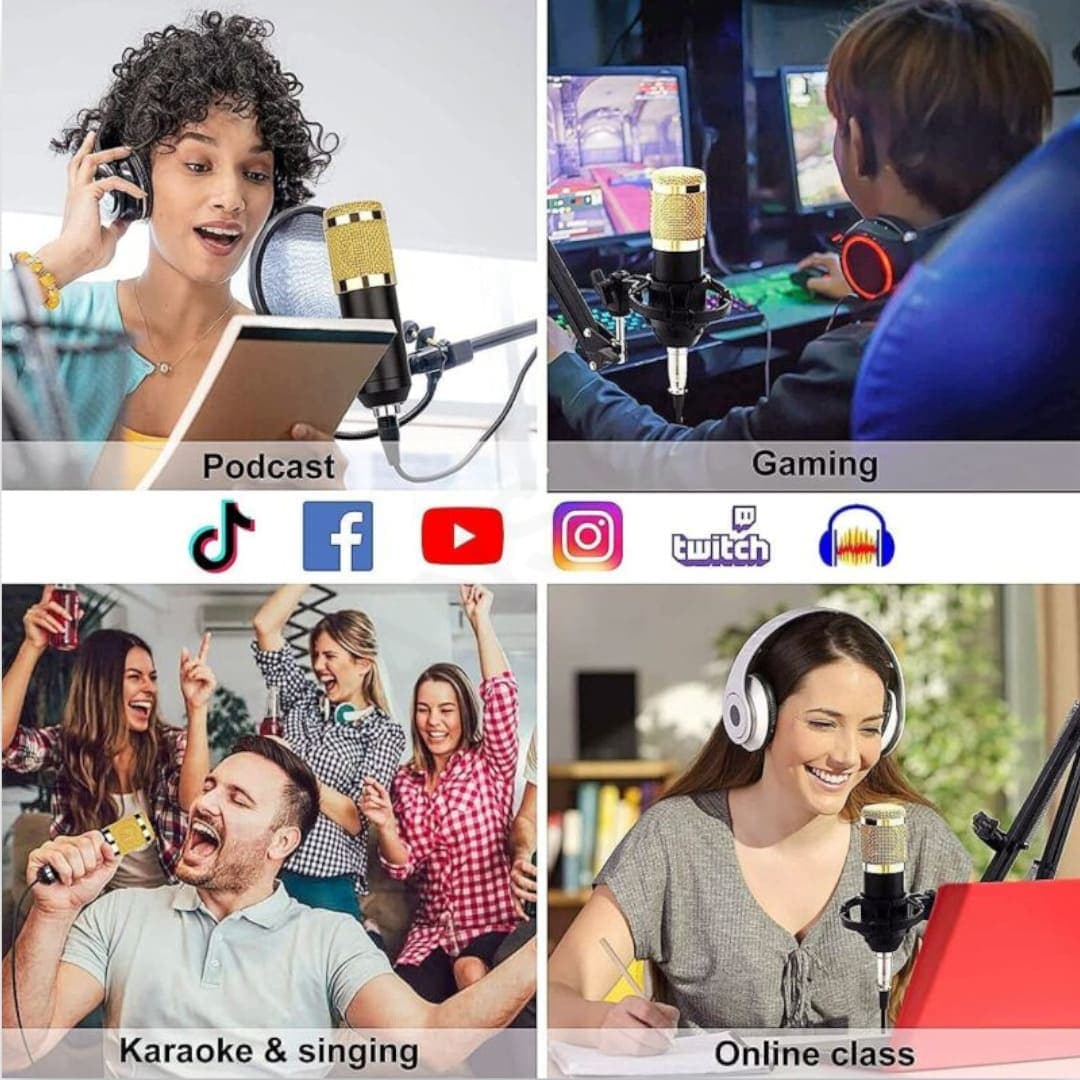 Singing Live Sound Card Live Broadcast Microphone