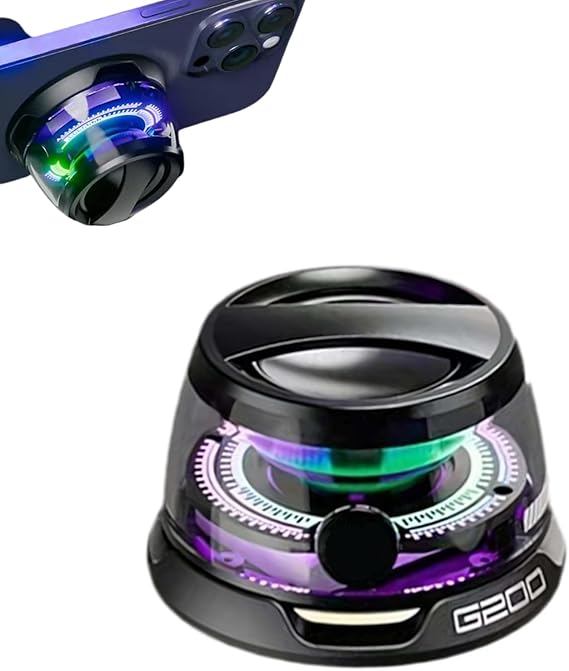 G200 Magnetic Bluetooth Speaker,Wireless Phone Stand Gaming Speaker,Mini Speakers Wireless,IP67 Waterproof Portable Speaker for Shower, Outdoor, Golf, Gift for Teens Christmas Holiday