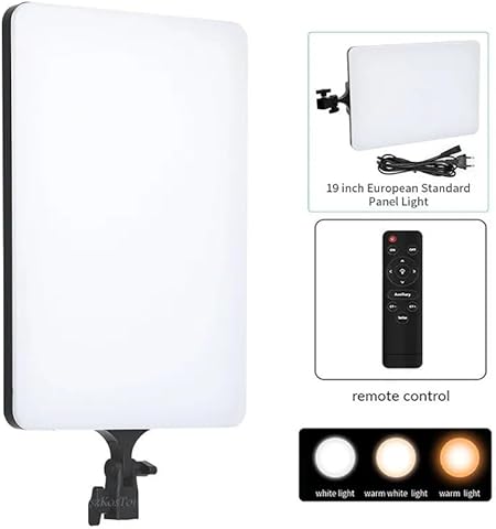 Ring Light RL-19 - Remote Control with Color Temperature and Brightness Adjustment 5%-100% - White