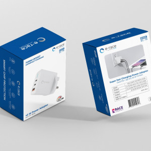 E-RACE 45W TRIPLE PORT POWER ADAPTER(EC-79)