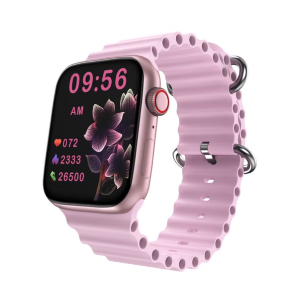 Modio Super Mini Ladies Special Smart Watch with Three Set Strap – Pink